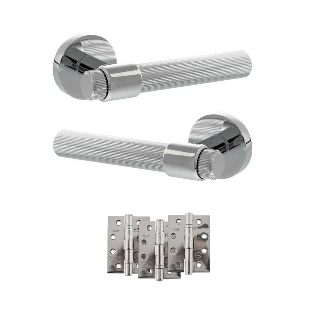 Atlantic SPR165 Senza Pari Fasana on Round Rose Door Handle Pack