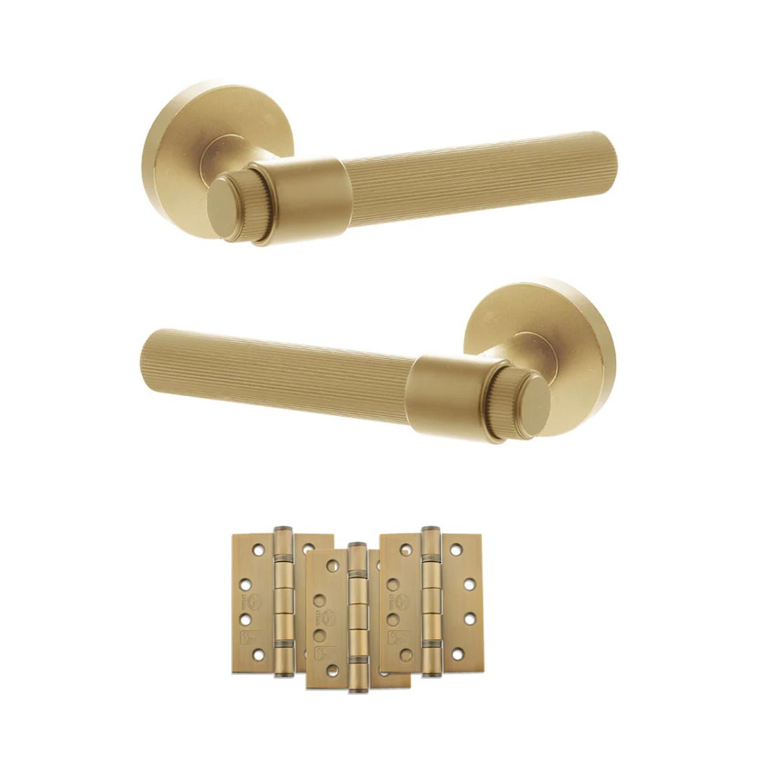 Atlantic SPR165 Senza Pari Fasana on Round Rose Door Handle Pack
