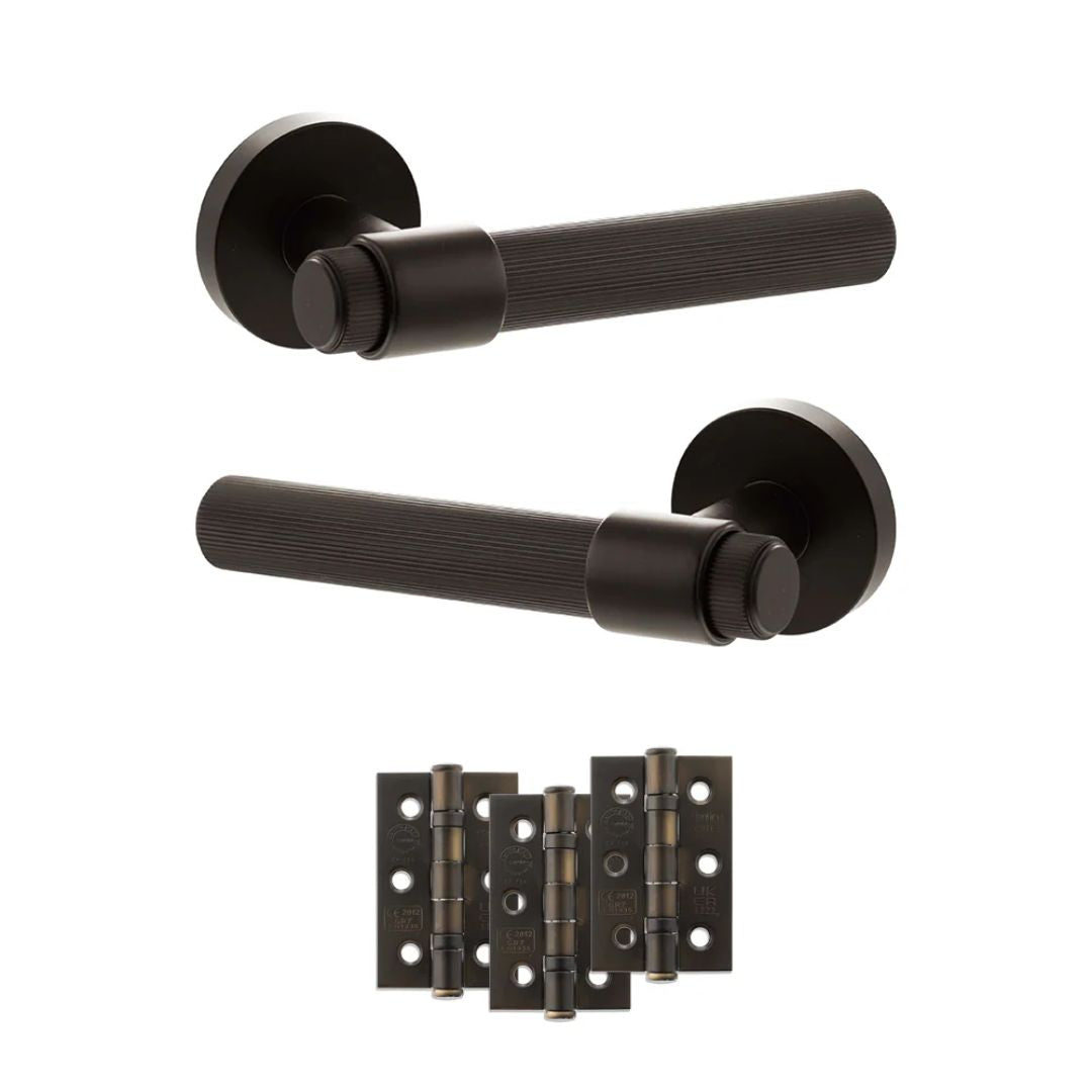 Atlantic SPR165 Senza Pari Fasana on Round Rose Door Handle Pack