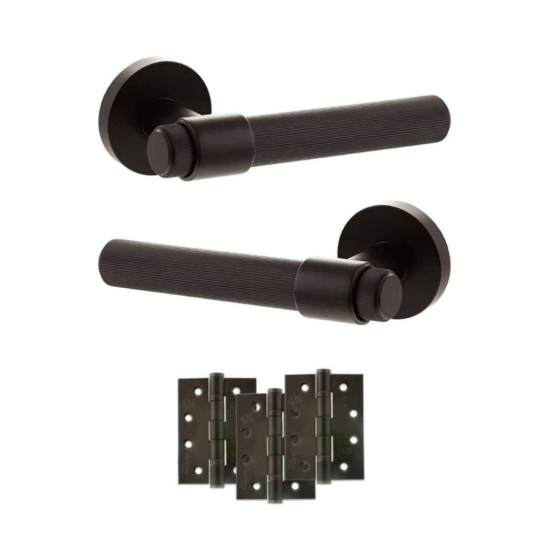 Atlantic SPR165 Senza Pari Fasana on Round Rose Door Handle Pack