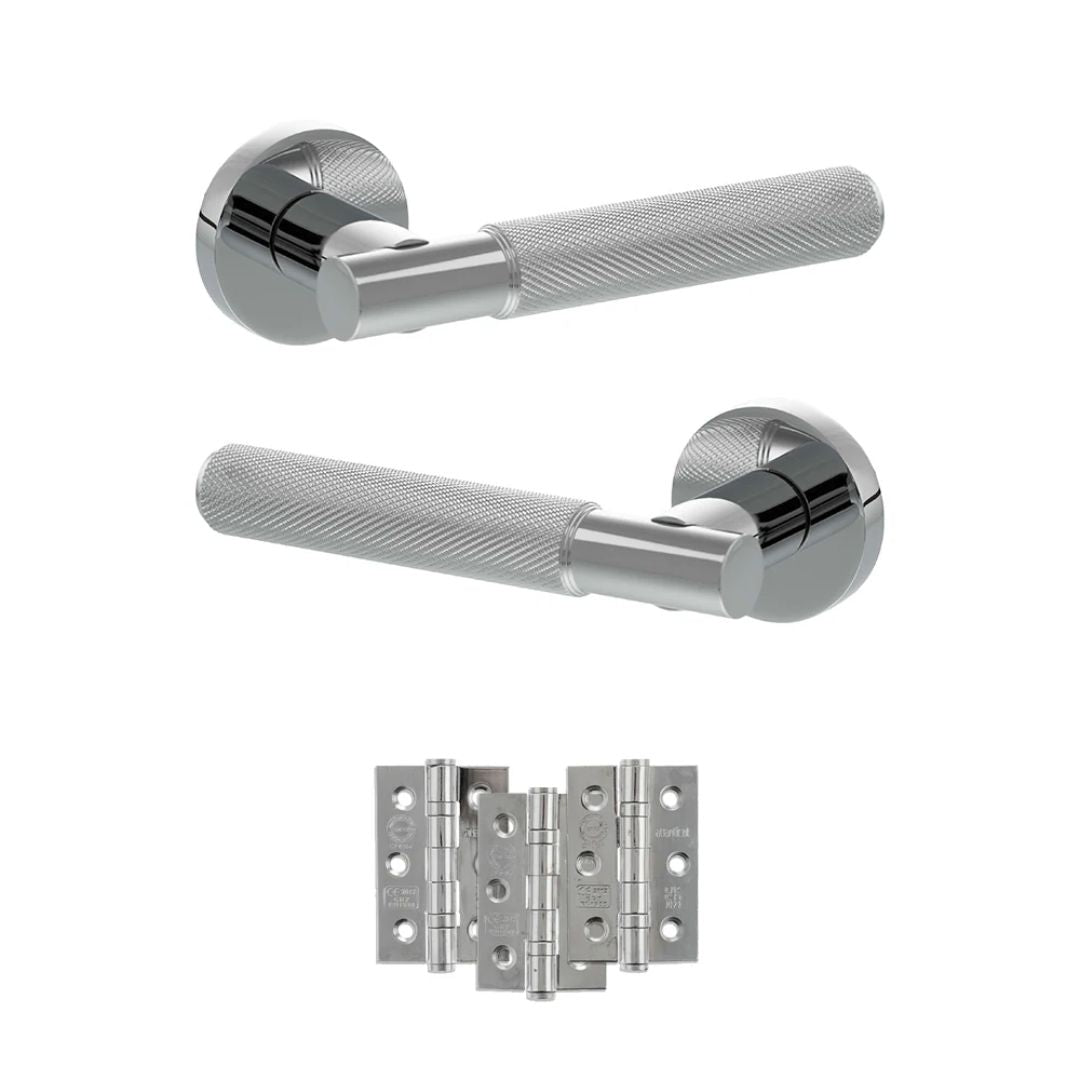 Atlantic SPR170 Senza Pari Rosarno on Round Rose Door Handle Pack