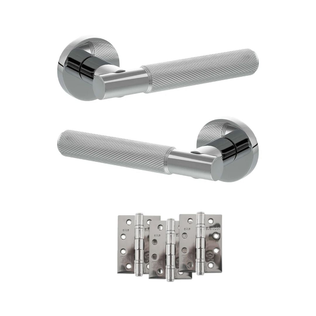 Atlantic SPR170 Senza Pari Rosarno on Round Rose Door Handle Pack