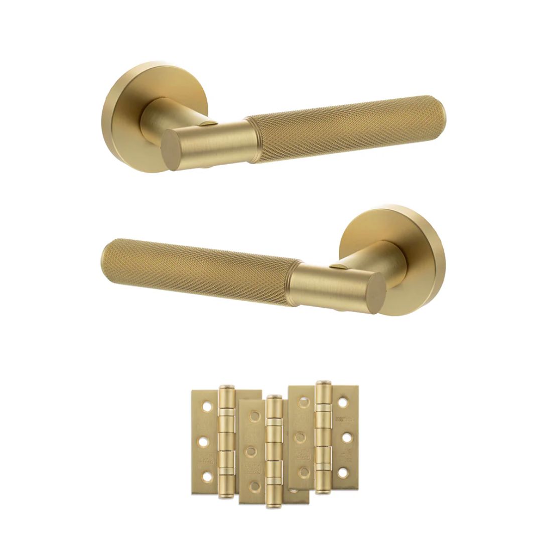 Atlantic SPR170 Senza Pari Rosarno on Round Rose Door Handle Pack