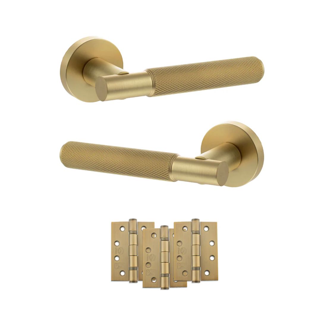 Atlantic SPR170 Senza Pari Rosarno on Round Rose Door Handle Pack