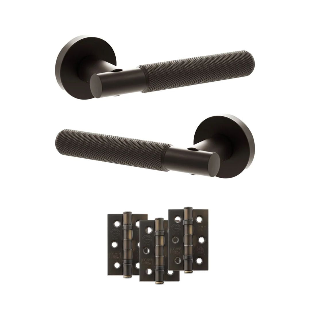 Atlantic SPR170 Senza Pari Rosarno on Round Rose Door Handle Pack