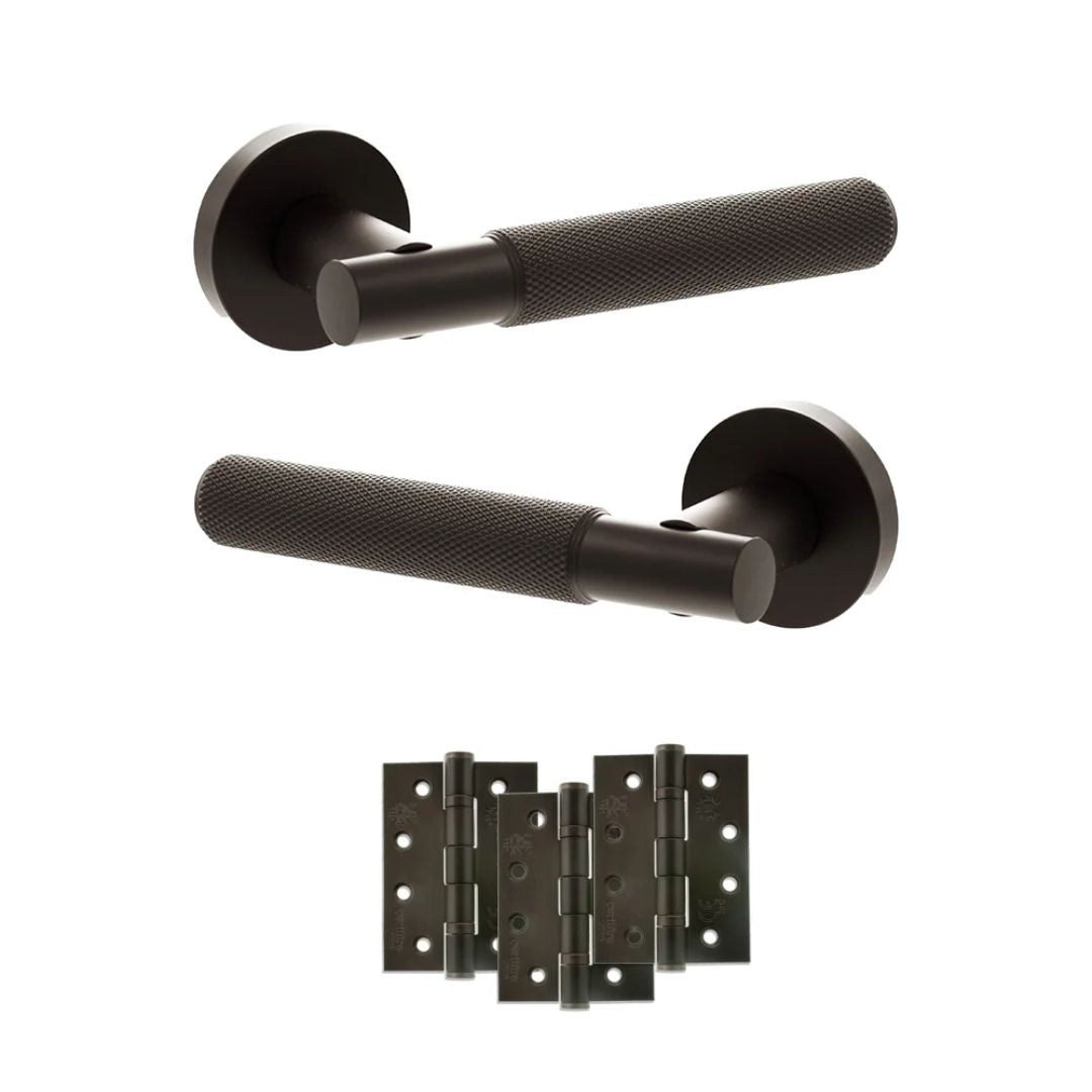 Atlantic SPR170 Senza Pari Rosarno on Round Rose Door Handle Pack