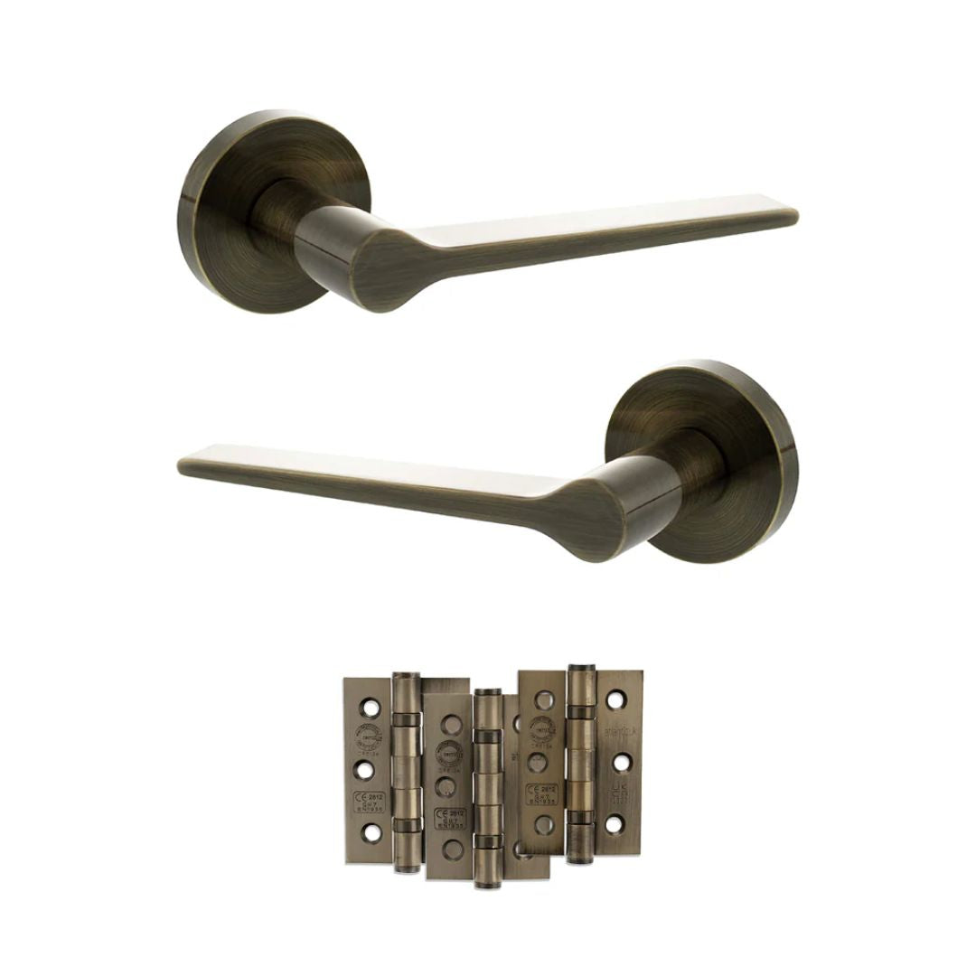 Atlantic SPR180 Senza Pari Laviano on Round Rose Door Handle Pack