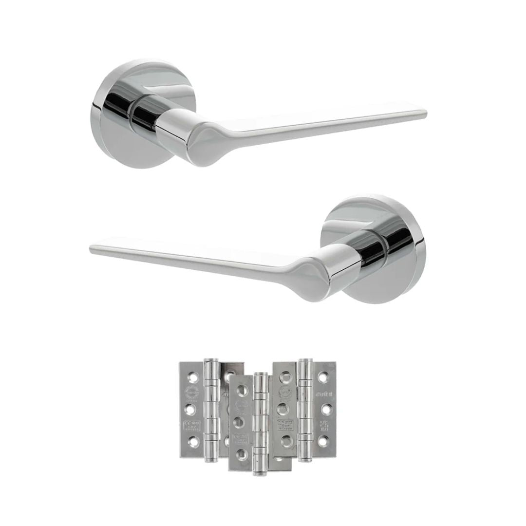 Atlantic SPR180 Senza Pari Laviano on Round Rose Door Handle Pack