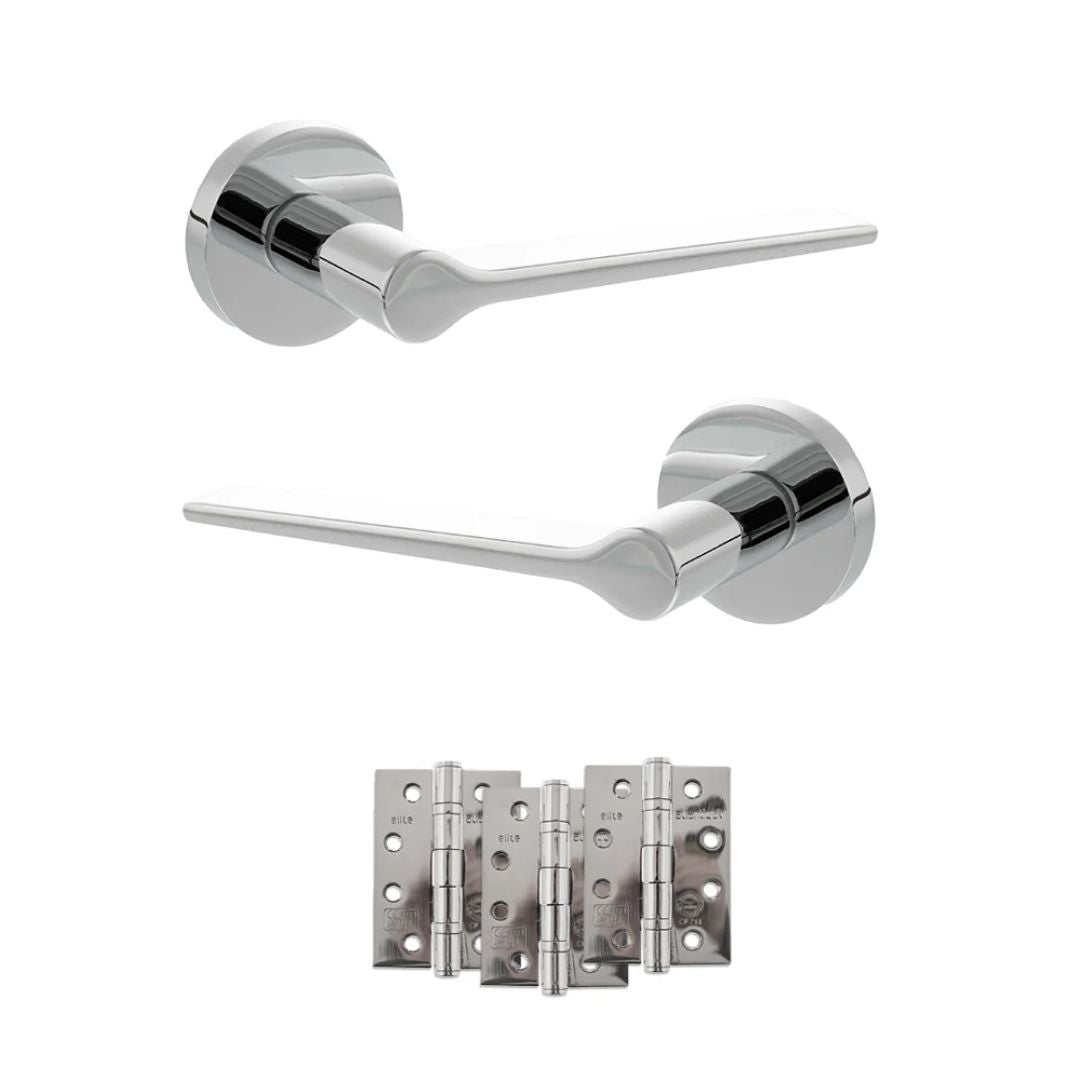 Atlantic SPR180 Senza Pari Laviano on Round Rose Door Handle Pack