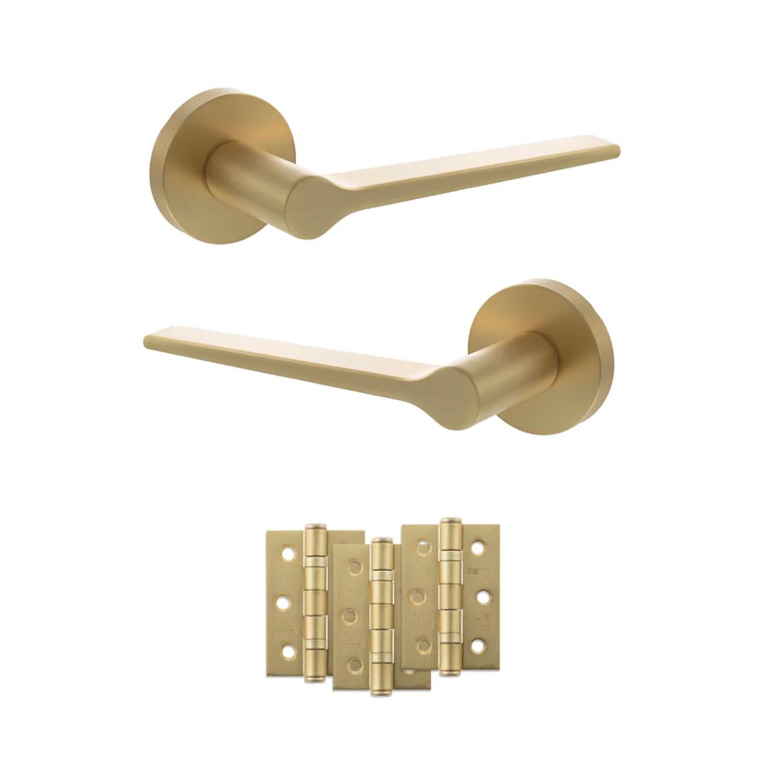 Atlantic SPR180 Senza Pari Laviano on Round Rose Door Handle Pack