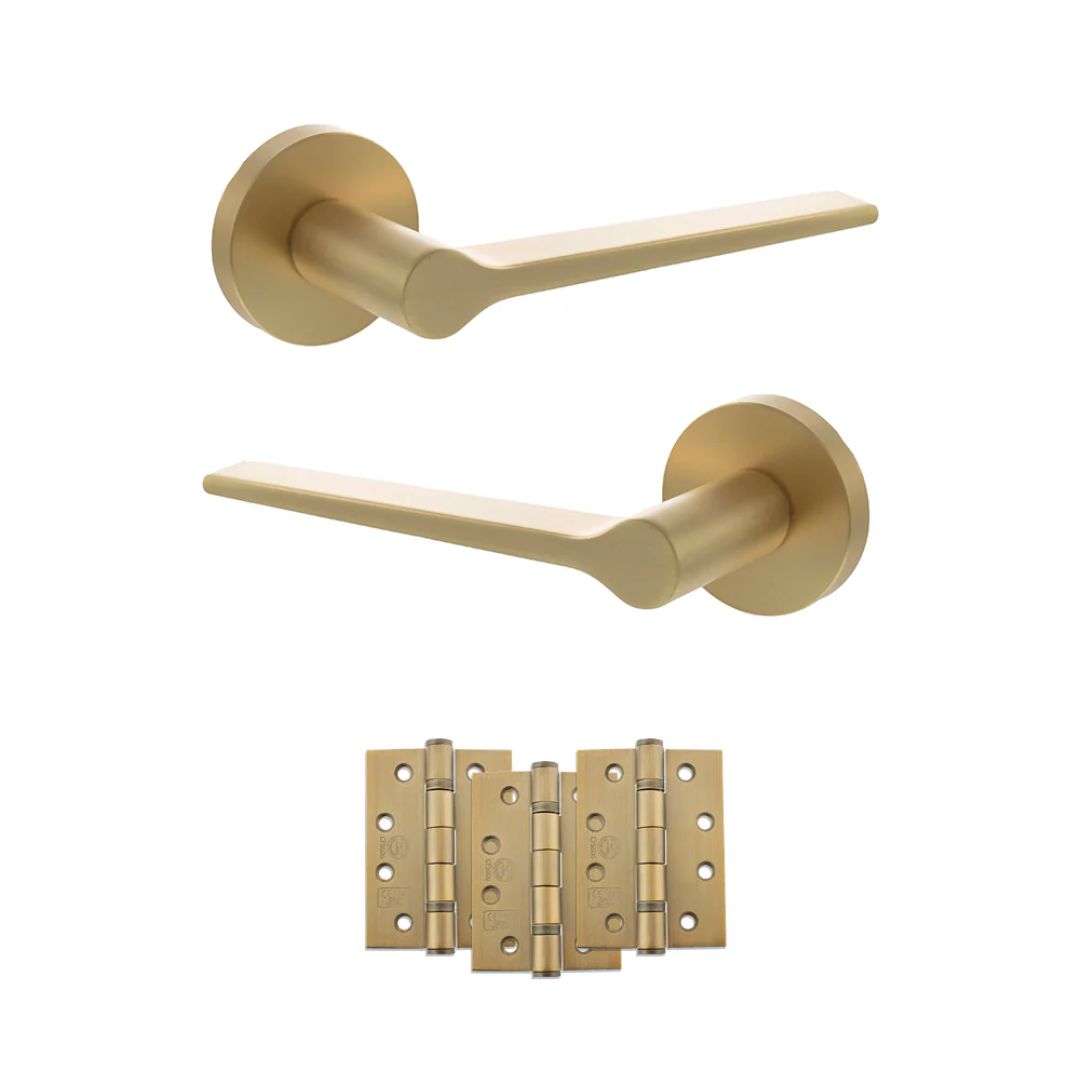 Atlantic SPR180 Senza Pari Laviano on Round Rose Door Handle Pack