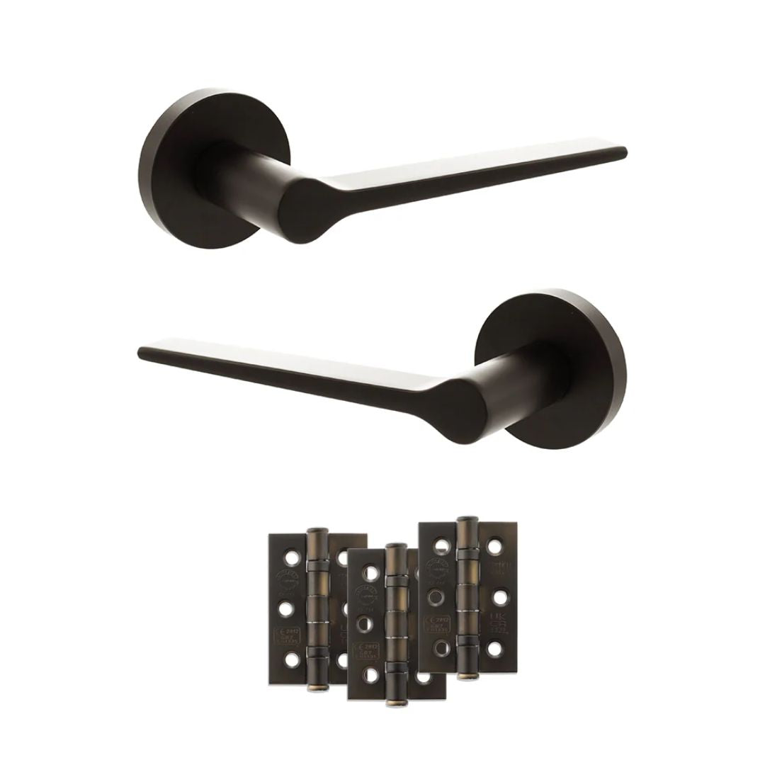 Atlantic SPR180 Senza Pari Laviano on Round Rose Door Handle Pack