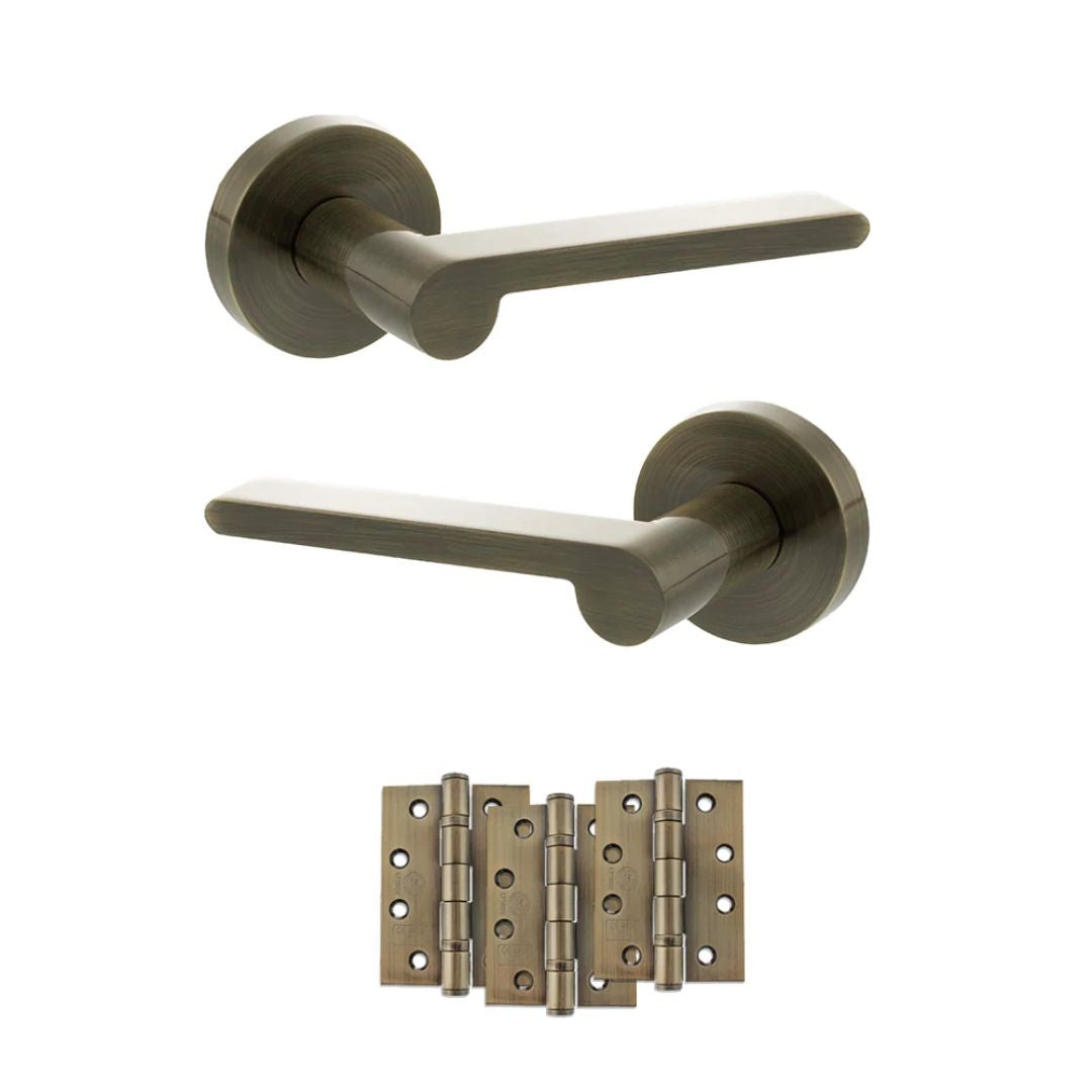 Atlantic SPRO218 Senza Pari Darrio on Round Rose Door Handle Pack