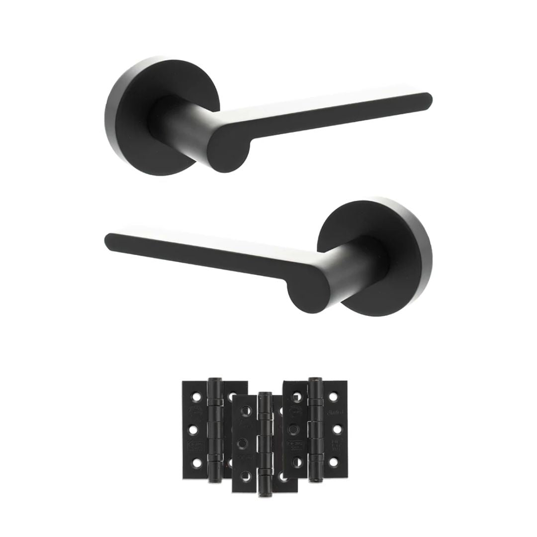 Atlantic SPRO218 Senza Pari Darrio on Round Rose Door Handle Pack