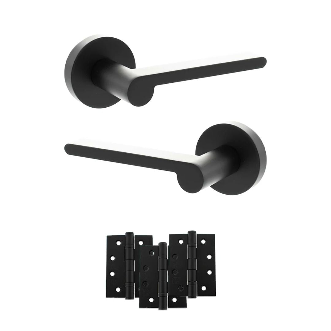 Atlantic SPRO218 Senza Pari Darrio on Round Rose Door Handle Pack