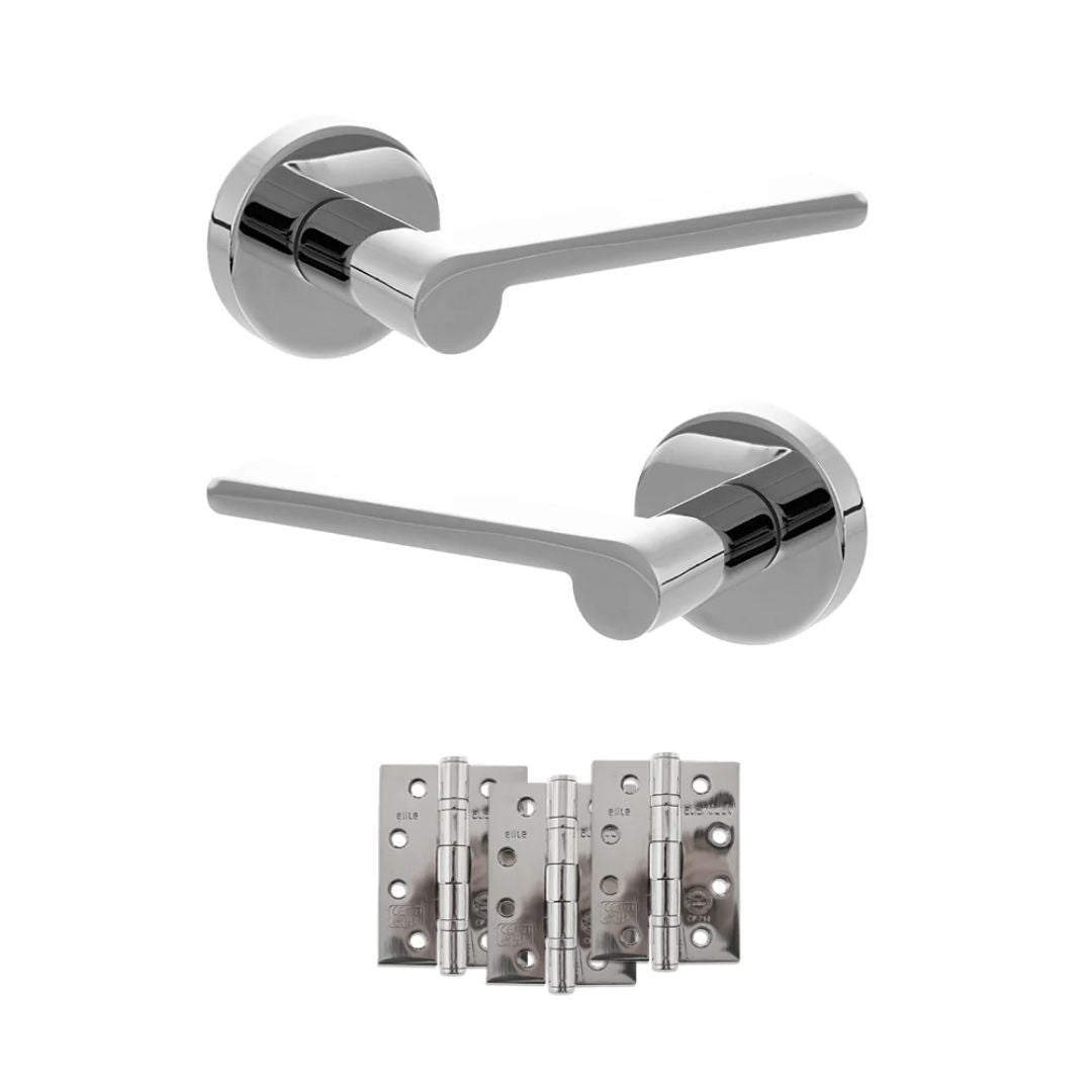 Atlantic SPRO218 Senza Pari Darrio on Round Rose Door Handle Pack