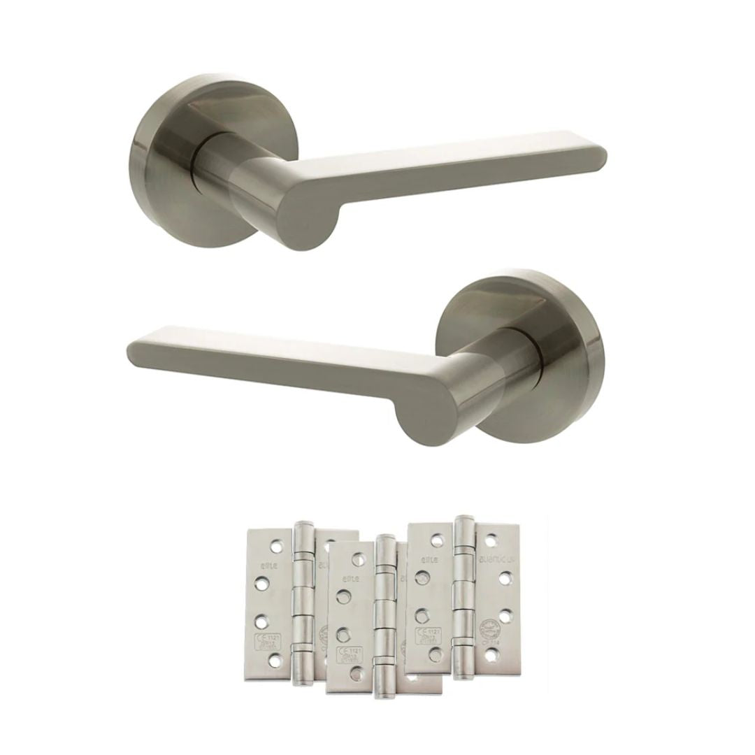 Atlantic SPRO218 Senza Pari Darrio on Round Rose Door Handle Pack