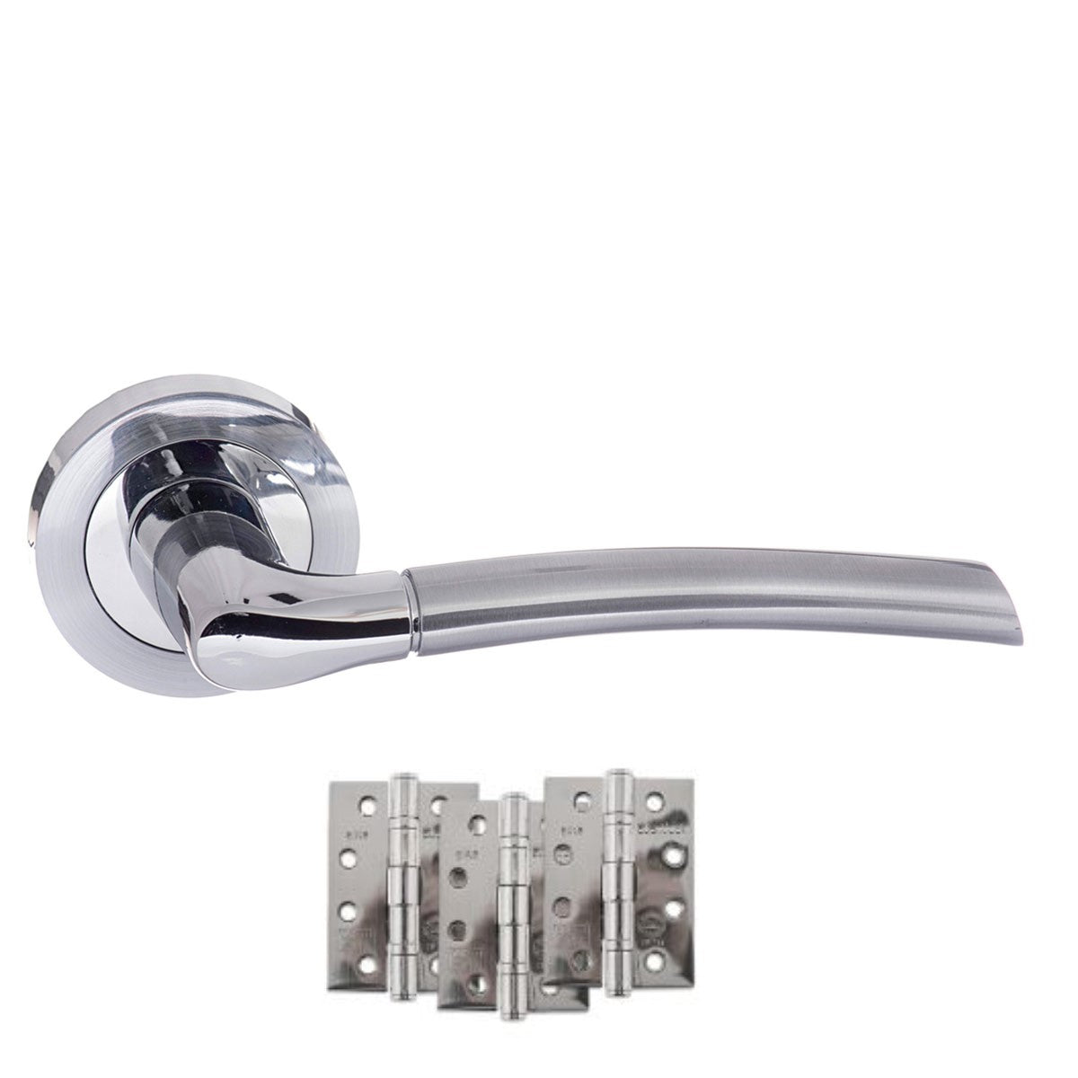 Atlantic ECO10SCPC Eco Swell on Round Rose Door Handle Pack