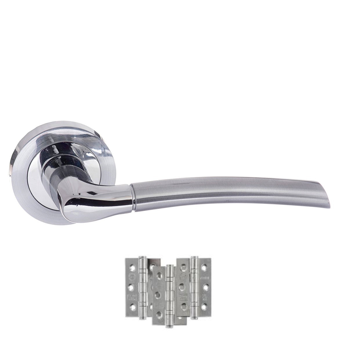 Atlantic ECO10SCPC Eco Swell on Round Rose Door Handle Pack