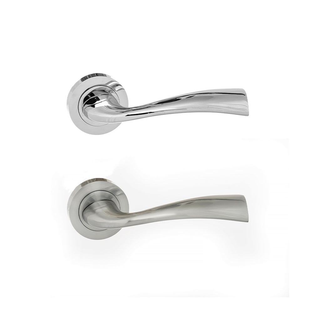 Atlantic ECO30 Eco Wave on Round Rose Door Handle Pack