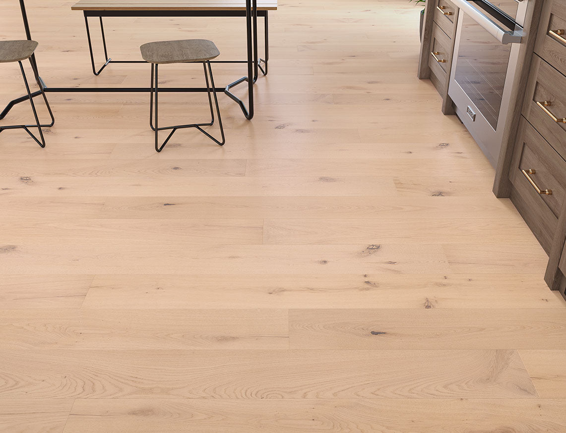 Dalby Oak Smooth Plank Engineered Wood Flooring | Invisible UV Lacquered | 190 x 1900 x 14/3mm