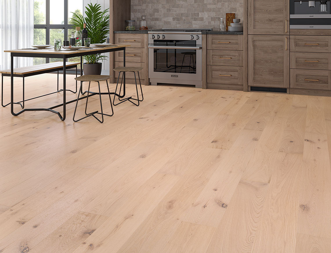Dalby Oak Smooth Plank Engineered Wood Flooring | Invisible UV Lacquered | 190 x 1900 x 14/3mm