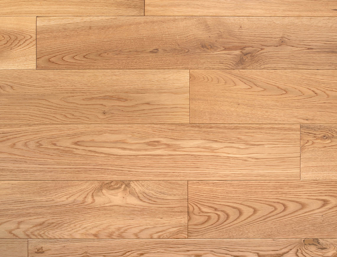 Heartwood Oak Natural Smooth Plank Engineered Wood Flooring | UV Lacquered | 125 x 300-1200 x 14/3mm