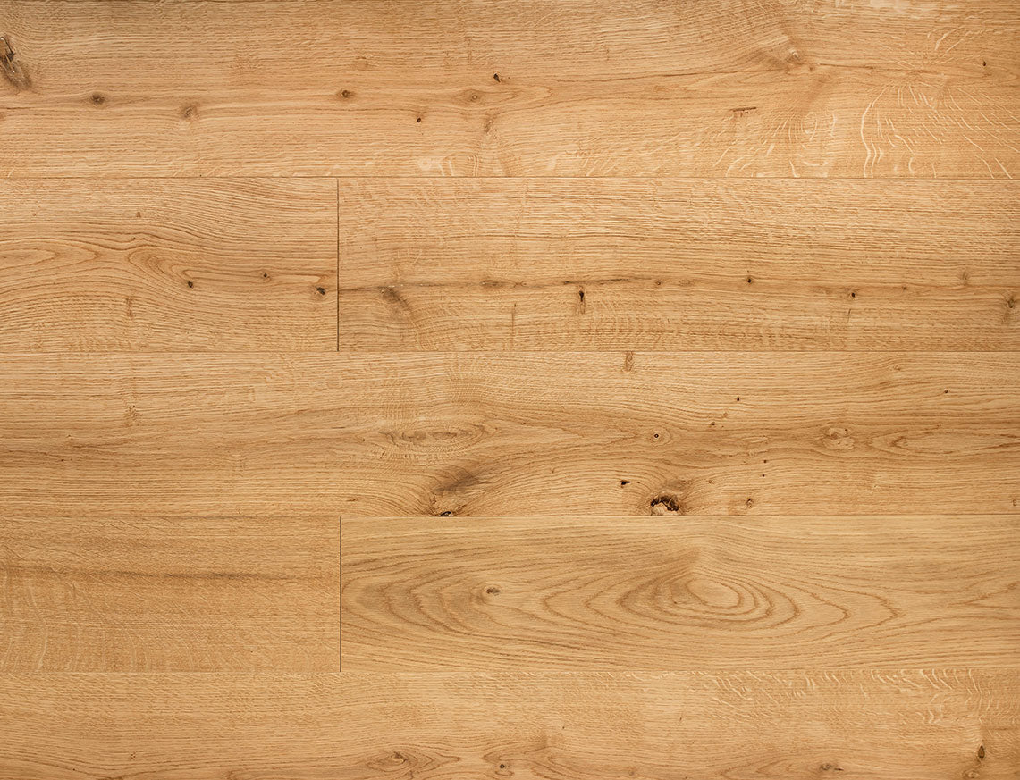 Bedgebury Oak Natural Brushed Plank Engineered Wood Flooring | UV Oiled | 180 x 300-1500 x 14/3mm