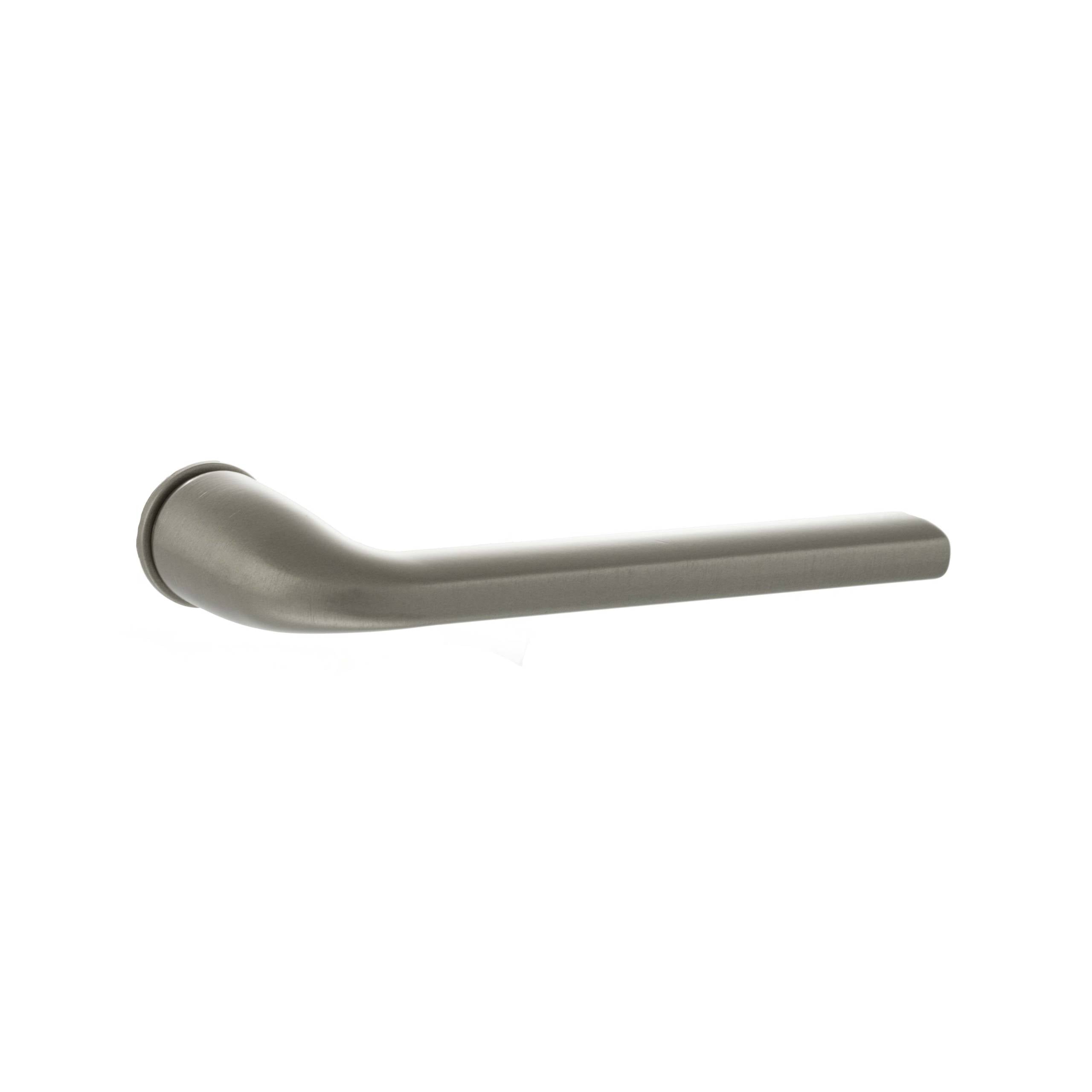 Forme Milly Lever Door Handle on Concealed Round Rose - Satin Nickel