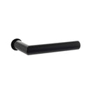 Forme Elle Lever Door Handle on Concealed Round Rose - Matt Black
