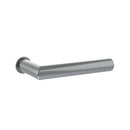 Forme Elle Lever Door Handle on Concealed Round Rose - Polished Chrome