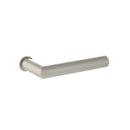 Forme Elle Lever Door Handle on Concealed Round Rose - Satin Nickel
