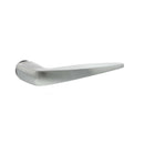 Forme Foglia Lever Door Handle on Concealed Round Rose - Satin Chrome