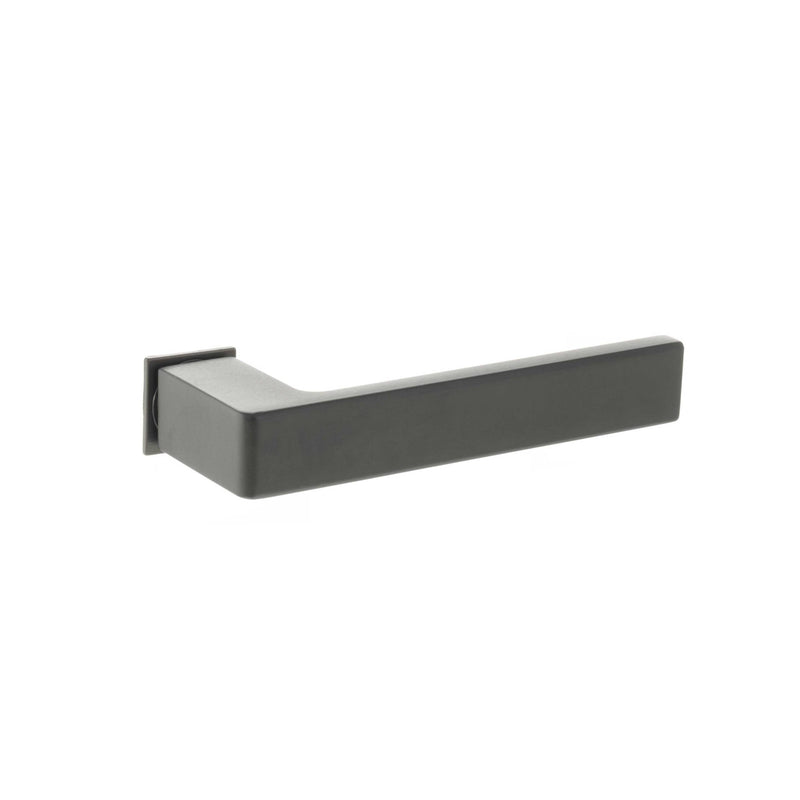 Forme Asti Lever Door Handle on Concealed Square Rose - Urban Dark Bronze