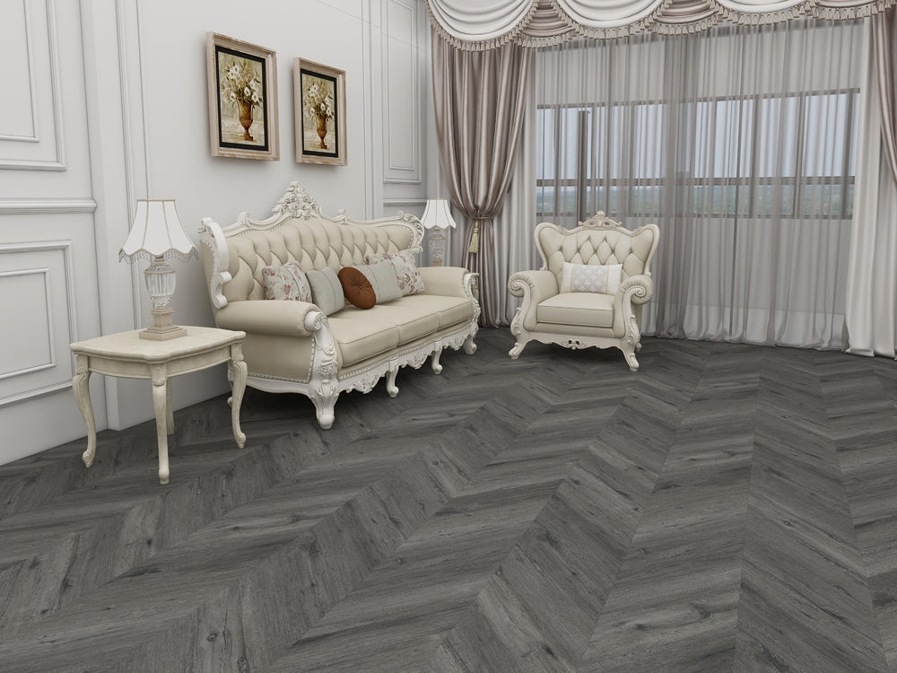 Artis Fitzrovia SPC Vinyl Chevron Finca - 6 x 127 x 600mm