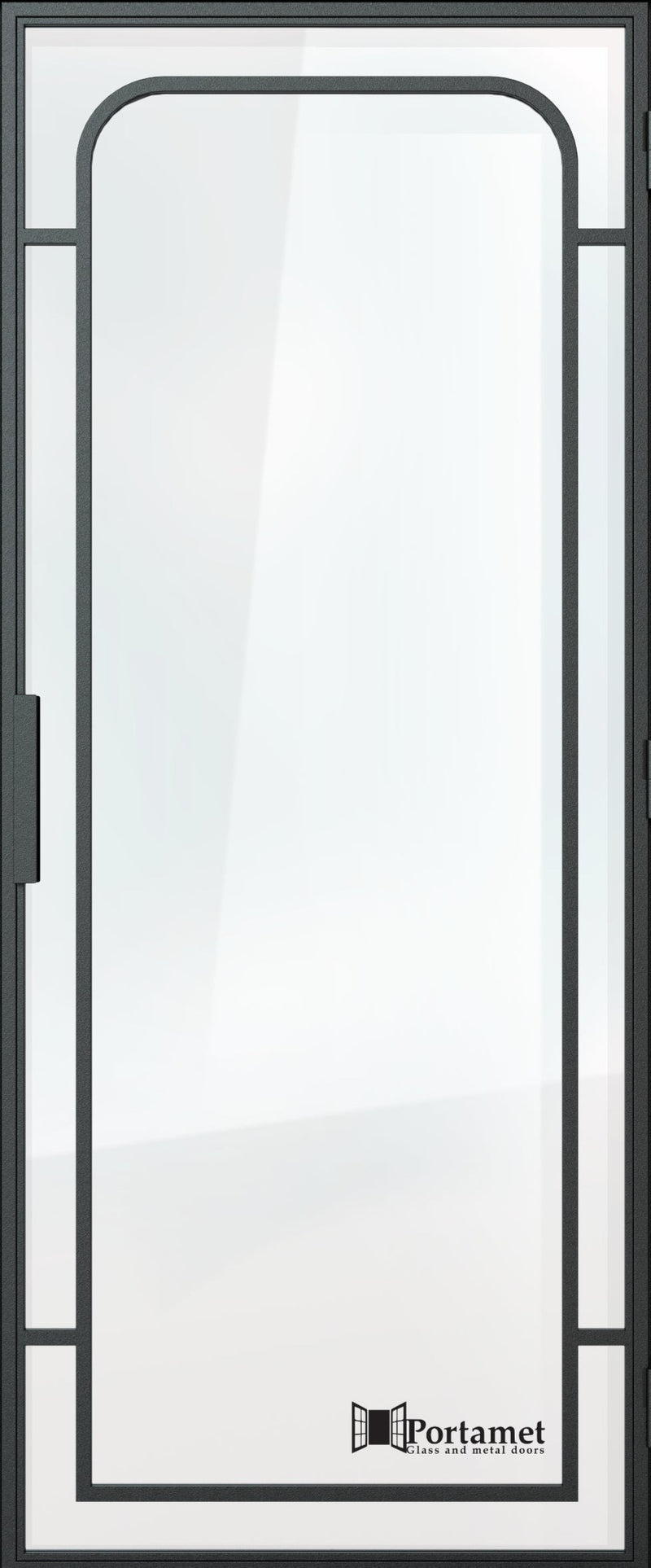 Portamet by Sfarzo - Faro Classic Single Glazed Steel Hinged Door with Frame