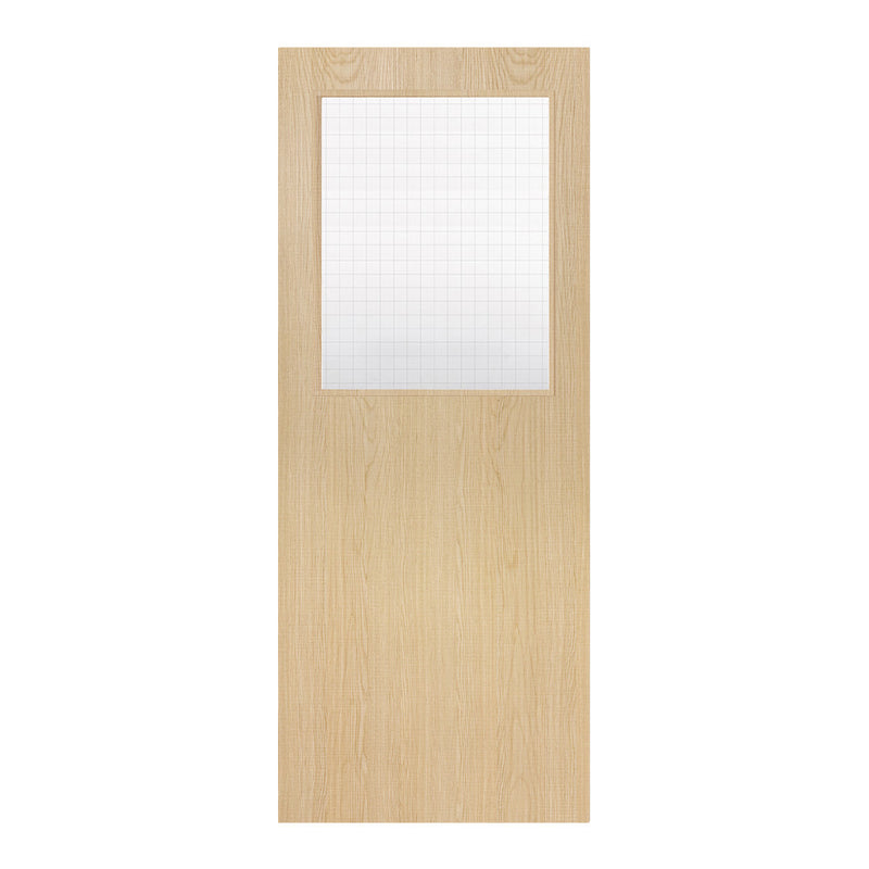 Deanta Flush Prefinished Ash FD30 Option 01 Wired Glaze Certifire CF5740 FSC