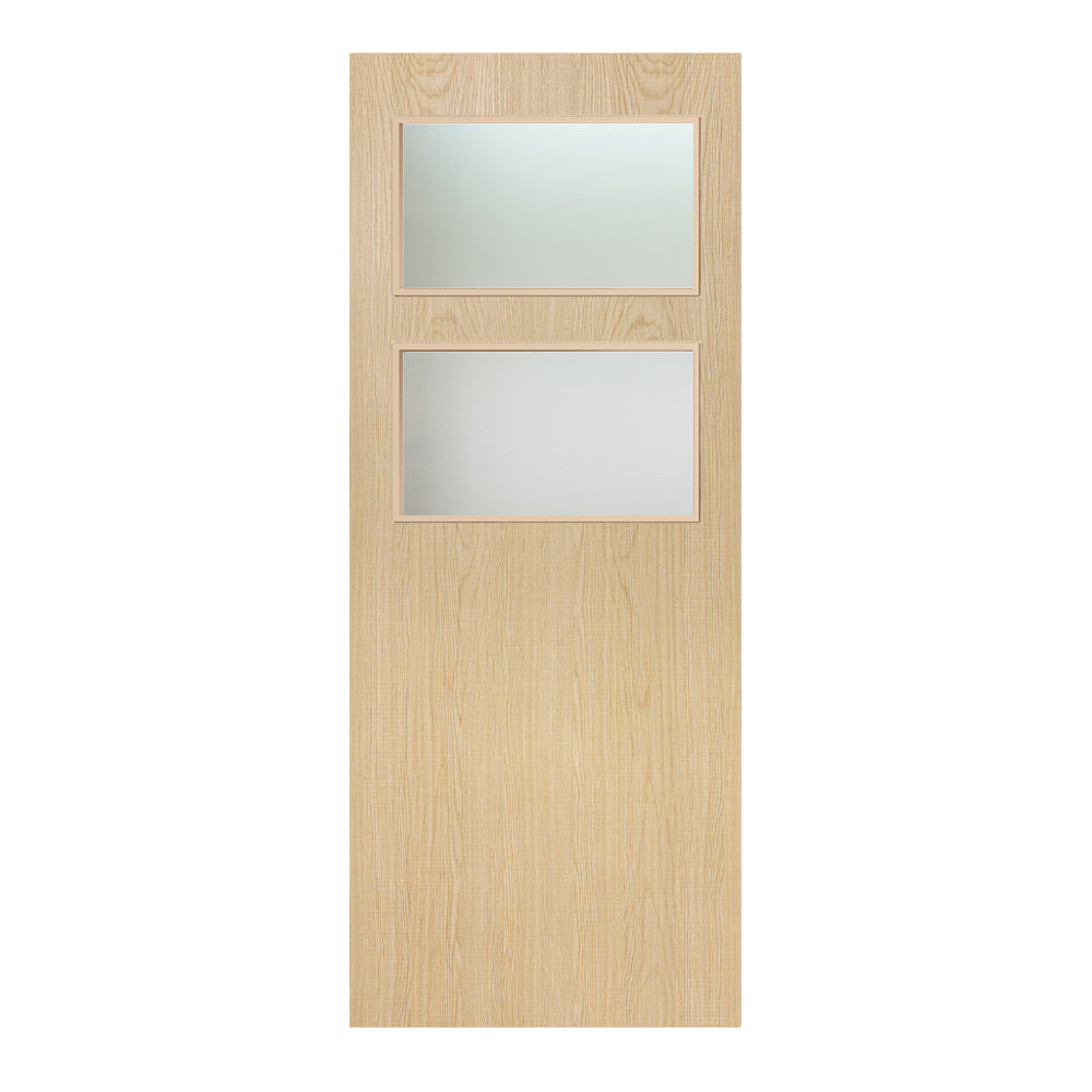 Pre-Assembled Flush Prefinished Ash FD30 Option 02 30M Satin Glaze Certifire CF5740 FSC Door Set