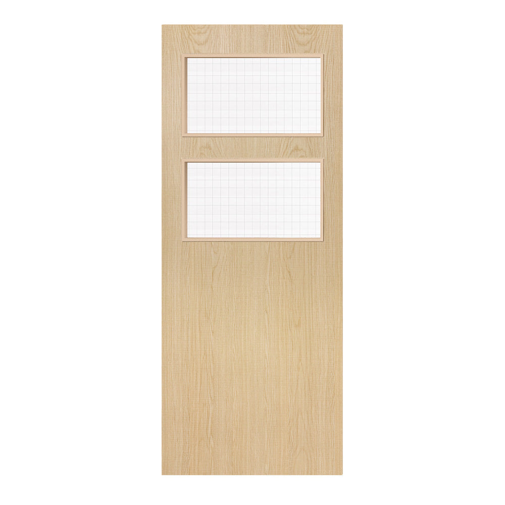 Deanta Flush Prefinished Ash FD30 Option 02 Wired Glaze Certifire CF5740 FSC