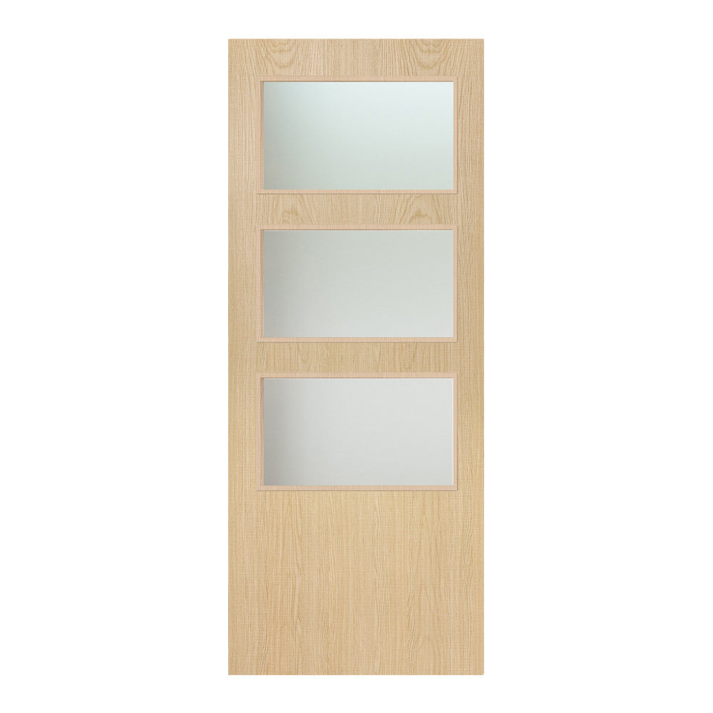 Pre-Assembled Flush Prefinished Ash FD30 Option 03 30M Satin Glaze Certifire CF5740 FSC Door Set