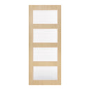 Deanta Flush Prefinished Ash FD30 Option 04 Wired Glaze Certifire CF5740 FSC