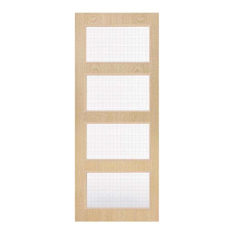 Deanta Flush Prefinished Ash FD30 Option 04 Wired Glaze Certifire CF5740 FSC
