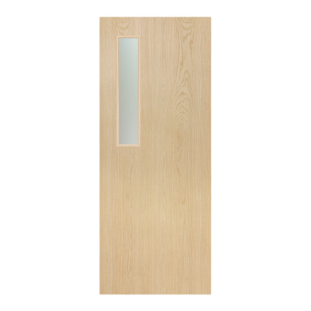 Pre-Assembled Flush Prefinished Ash FD30 Option 08 30M Satin Glaze Certifire CF5740 FSC Door Set