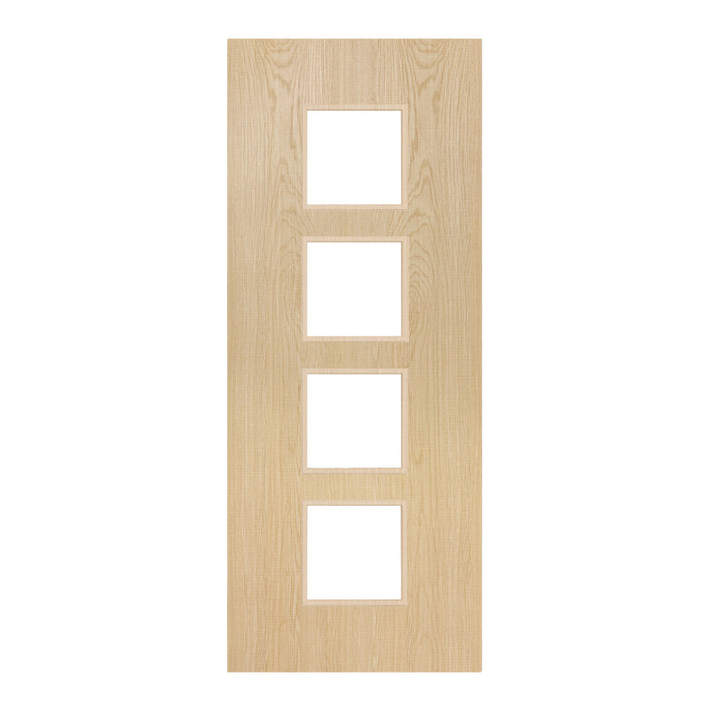 Deanta Flush Prefinished Ash FD30 Option 09 30M Clear Glaze Certifire CF5740 FSC