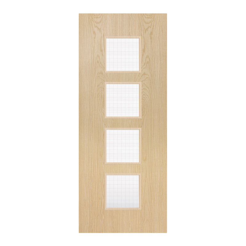 Deanta Flush Prefinished Ash FD30 Option 09 Wired Glaze Certifire CF5740 FSC