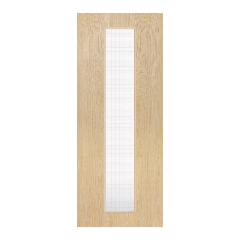 Deanta Flush Prefinished Ash FD30 Option 10 Wired Glaze Certifire CF5740 FSC