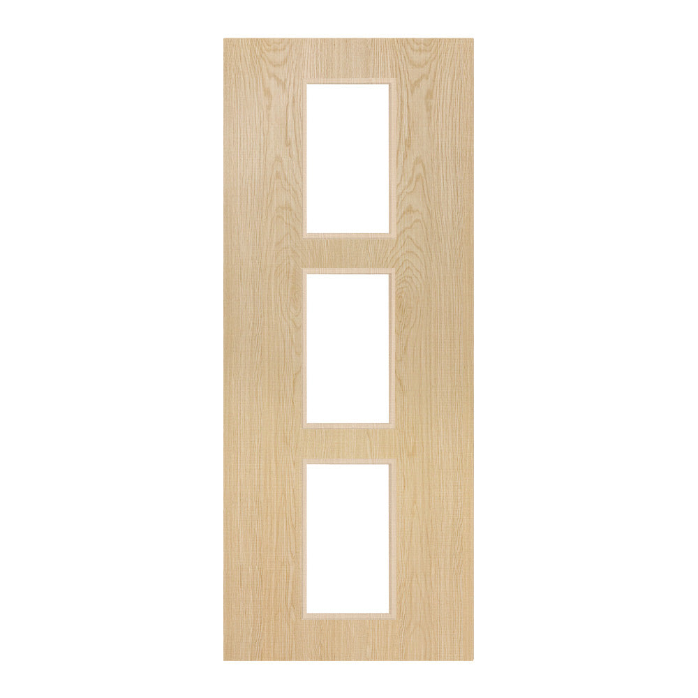 Pre-Assembled Flush Prefinished Ash FD30 Option 11 30M Clear Glaze Certifire CF5740 FSC Door Set