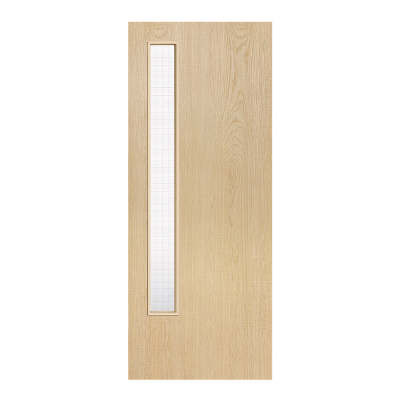 Deanta Flush Prefinished Ash FD30 Option 13 Wired Glaze Certifire CF5740 FSC