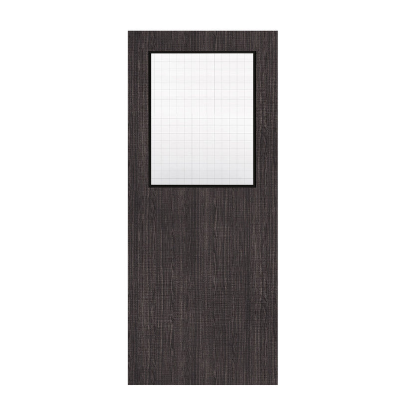 Deanta Flush Dark Grey Ash FD30 Option 01 Wired Glaze Certifire CF5740 FSC