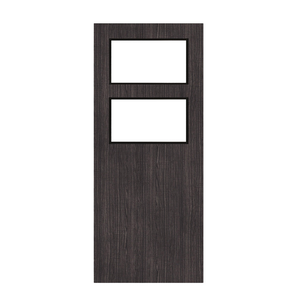 Deanta Flush Dark Grey Ash FD30 Option 02 30M Clear Glaze Certifire CF5740 FSC